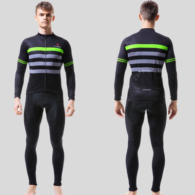 X-TIGER Thermal Fleece Cycling Jerseys Set X75