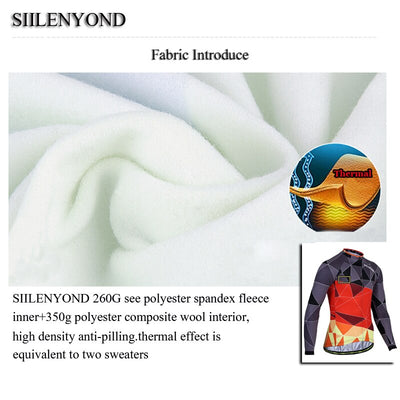 Thermal Siilenyond Quick-Dry Cycling Jersey Sets