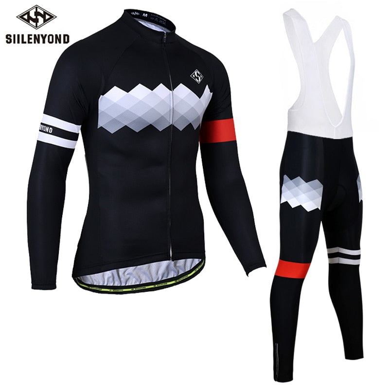 Thermal Fleece Siilenyond Winter Cycling Jersey Set