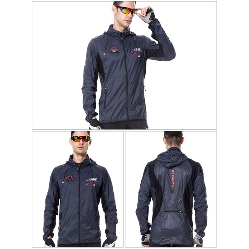 Ultra-light Hooded Bicycle Windproof Jacket