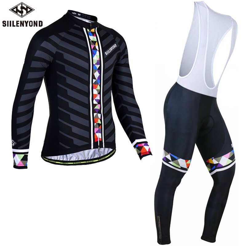 Thermal Fleece Siilenyond Cycling Jersey Sets