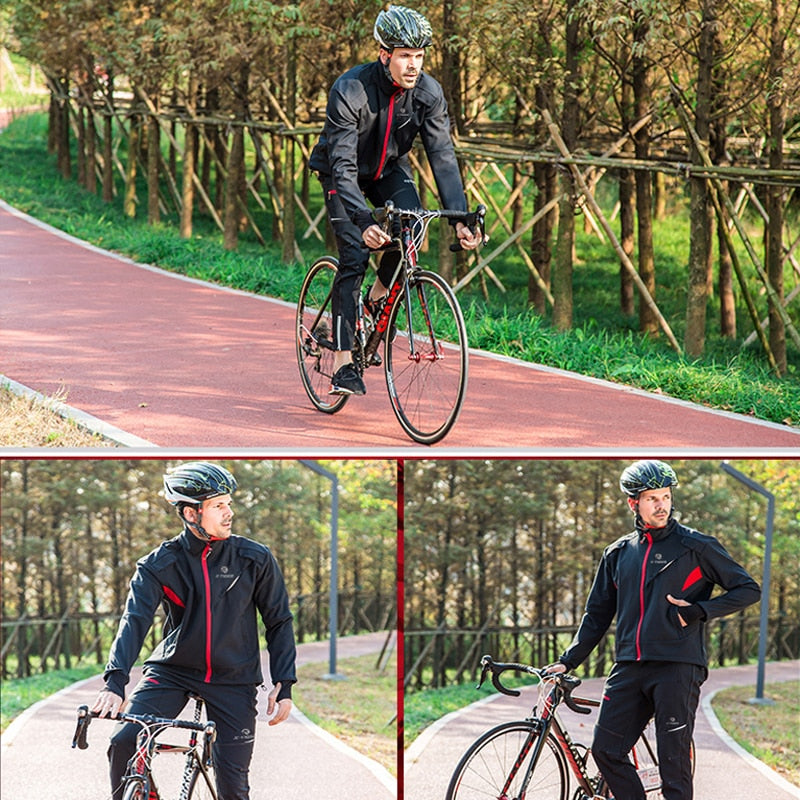 X-TIGER Winter Fleece Thermal Cycling Jacket