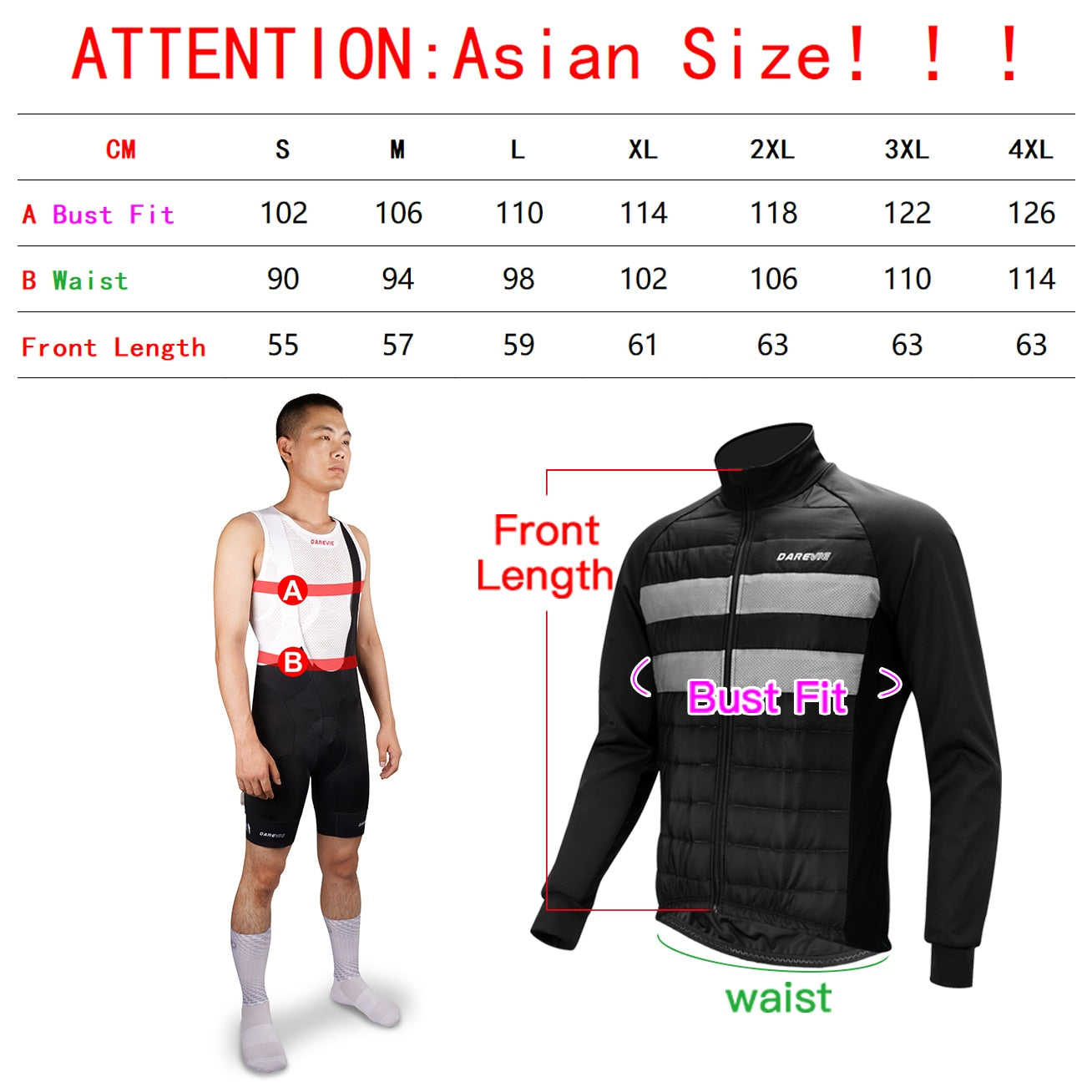 DAREVIE Cycling Winter Jacket