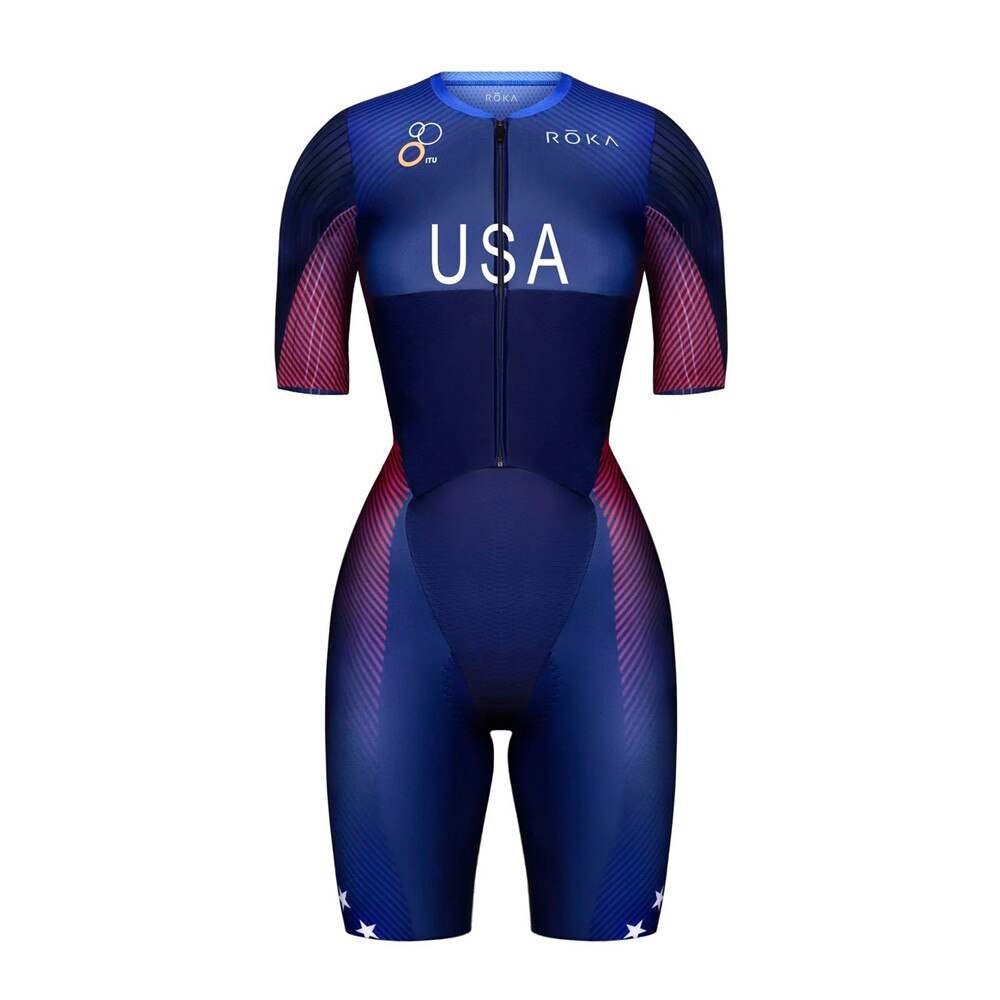 ROKA Back zipper Mens Cycling Skinsuit