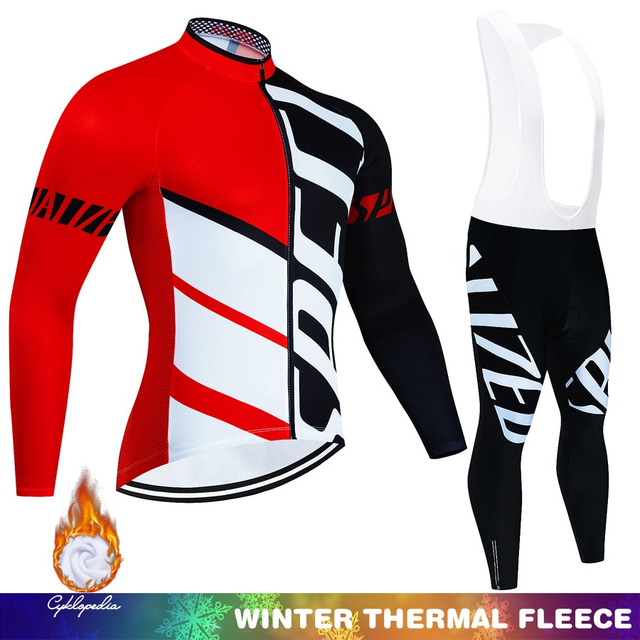 Thermal Fleece Cycling Jersey Set F59