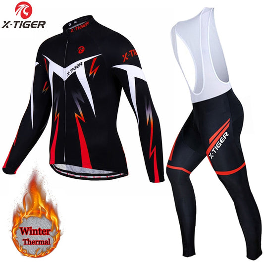 X-TIGER Winter Thermal Fleece Cycling Set X69