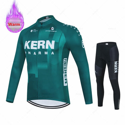 Kern Pro Team Winter Thermal Fleece Cycling Set