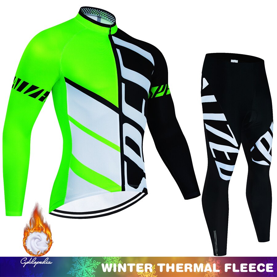 Thermal Fleece Cycling Jersey Set F59