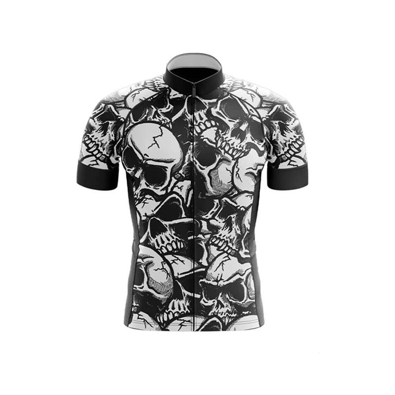 Skull Pattern Jerseys D48