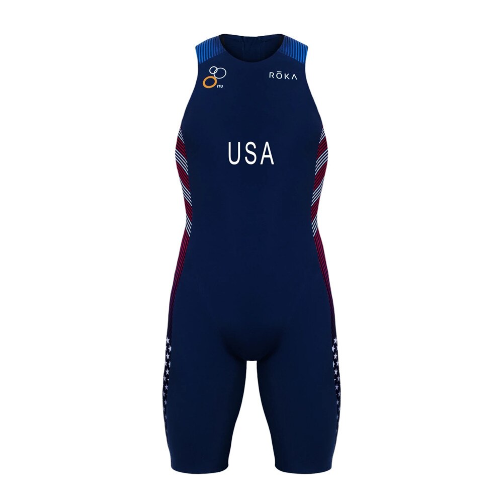ROKA Back zipper Mens Cycling Skinsuit