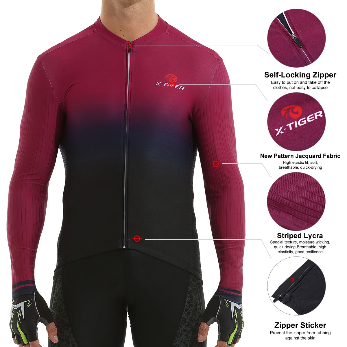 X-TIGER Cycling Jersey Set G73