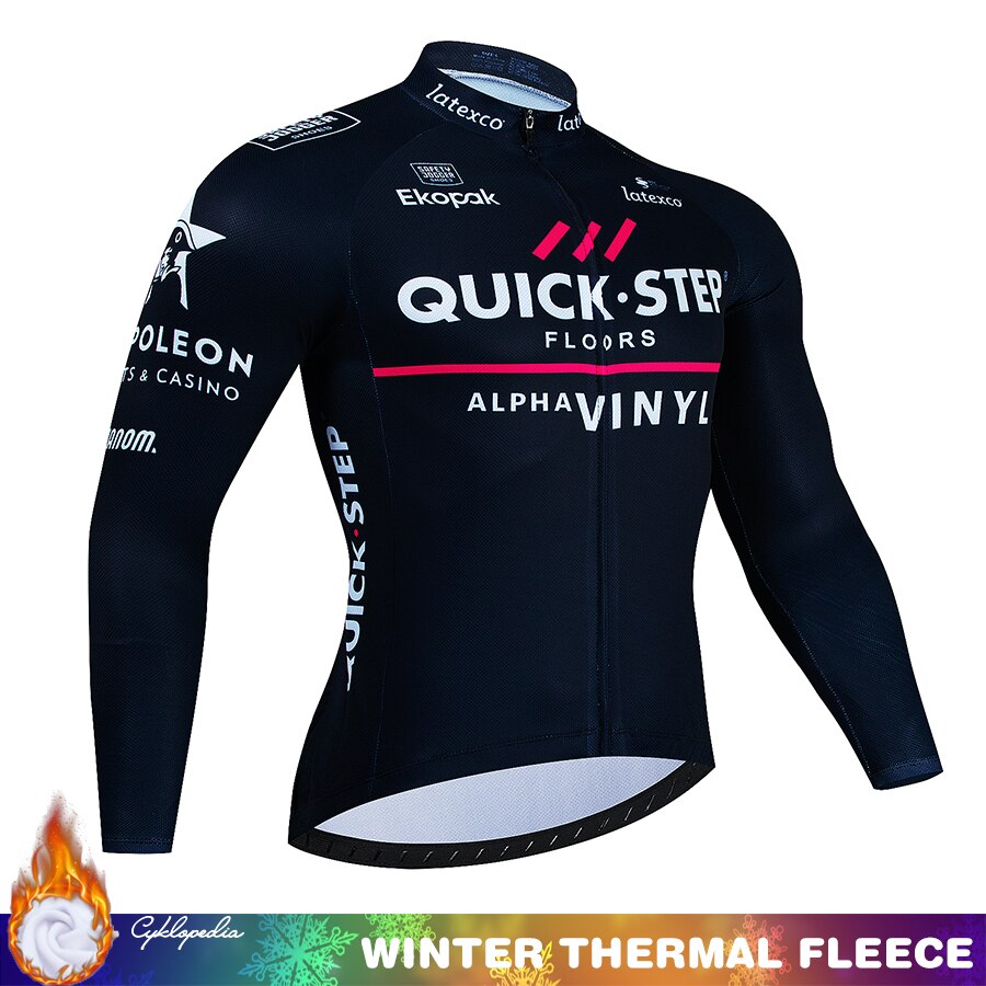 Quick Step Warm Winter Thermal Fleece Cycling Sets