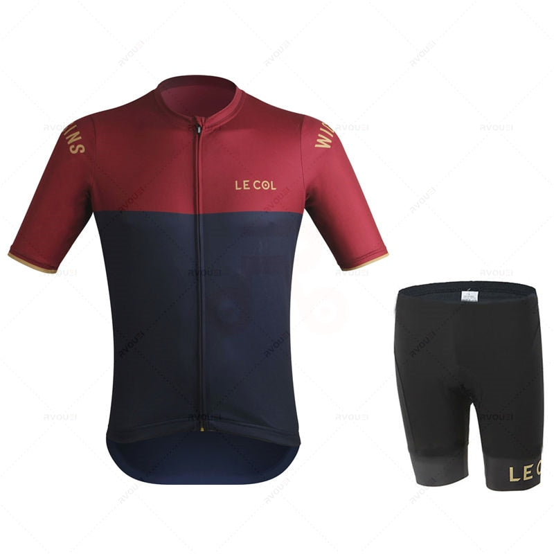 Pro Team Bicycle Jersey Sportswear Set