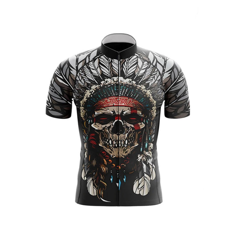 Skull Pattern Jerseys D48