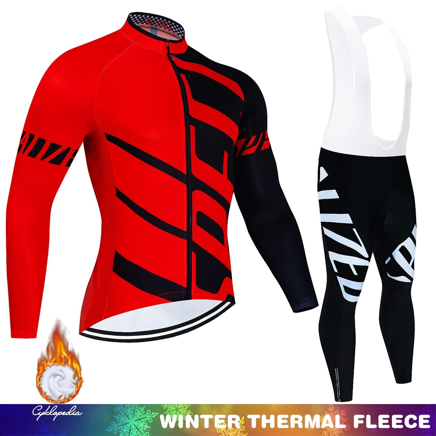 Thermal Fleece Cycling Jersey Set F59