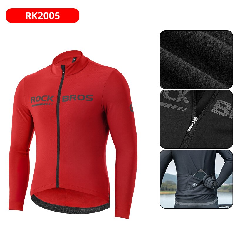 ROCKBROS Winter Reflective Waterproof Cycling Jacket