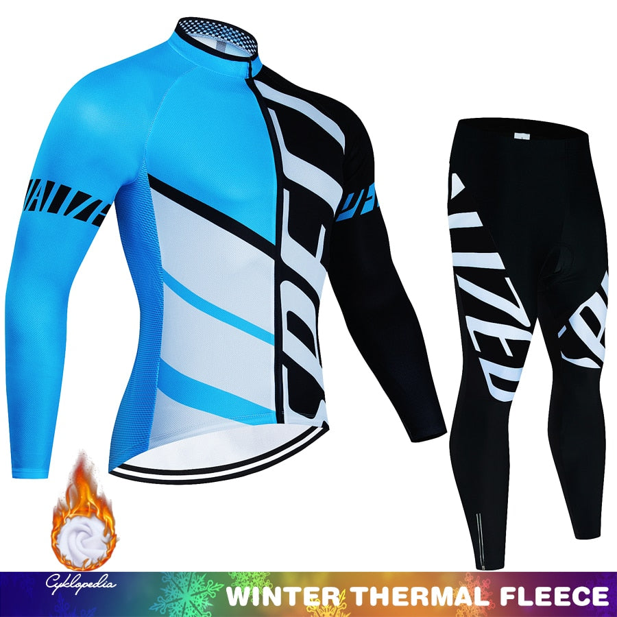 Thermal Fleece Cycling Jersey Set F59
