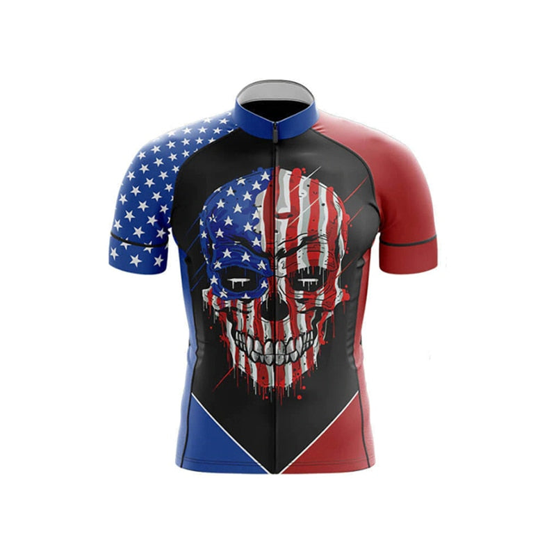 Skull Pattern Jerseys D48