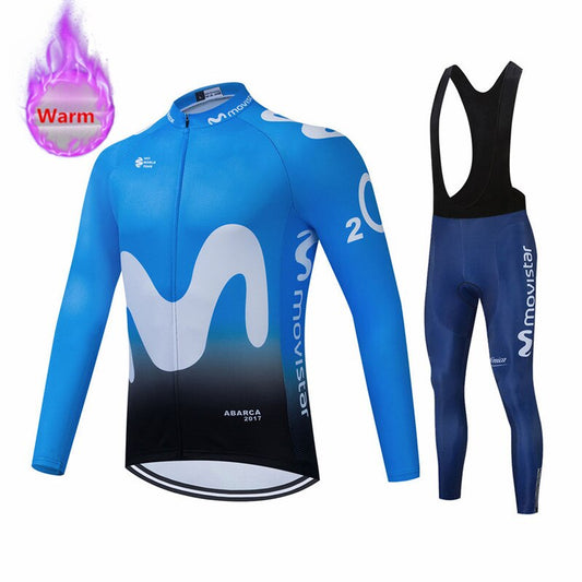 Movistar Pro Team Winter Thermal Cycling Set