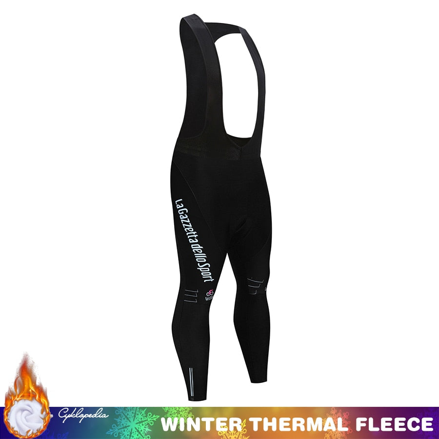 Tour Of Italy Winter Thermal Fleece Cycling jersey Set