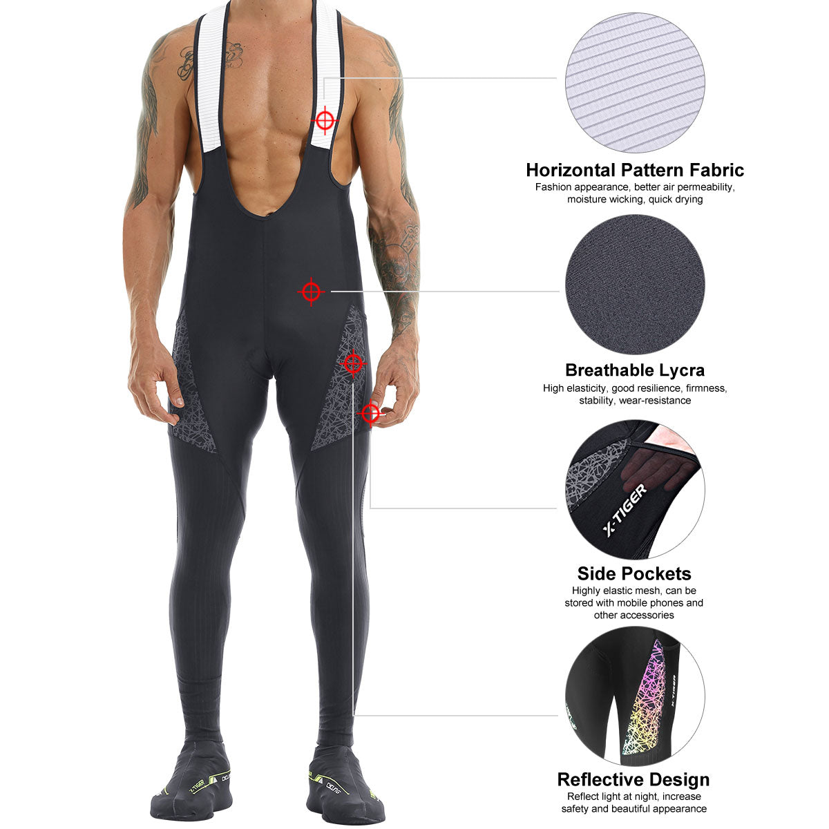 X-TIGER Bicycle Breathable Cycling Set K77