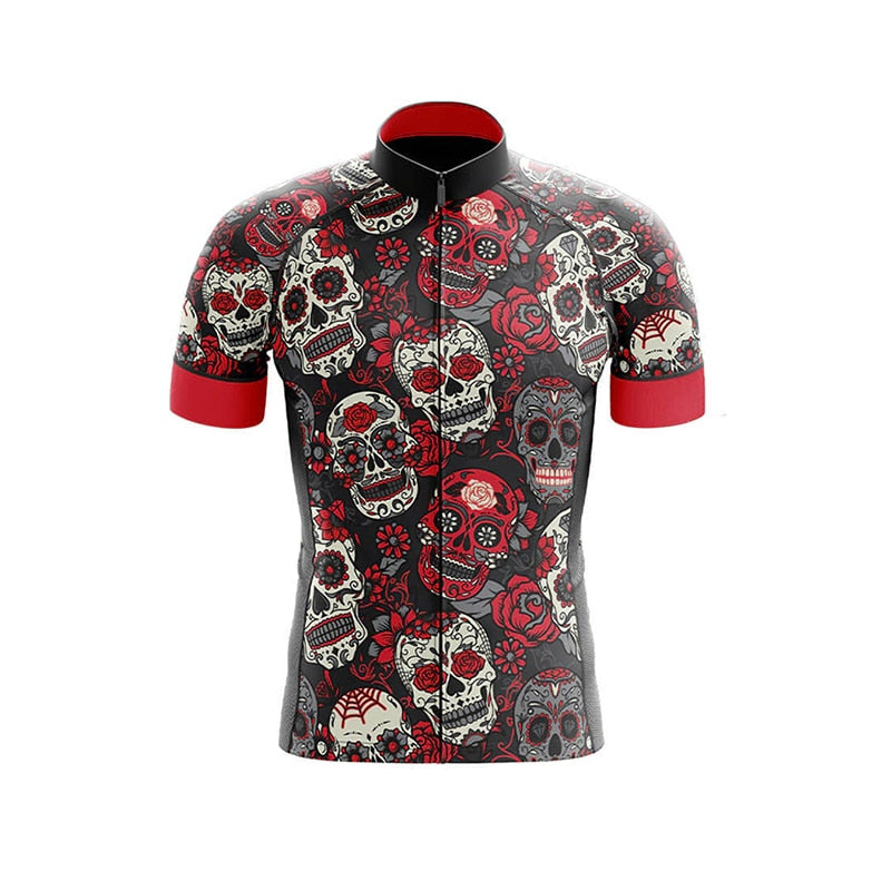 Skull Pattern Jerseys D48