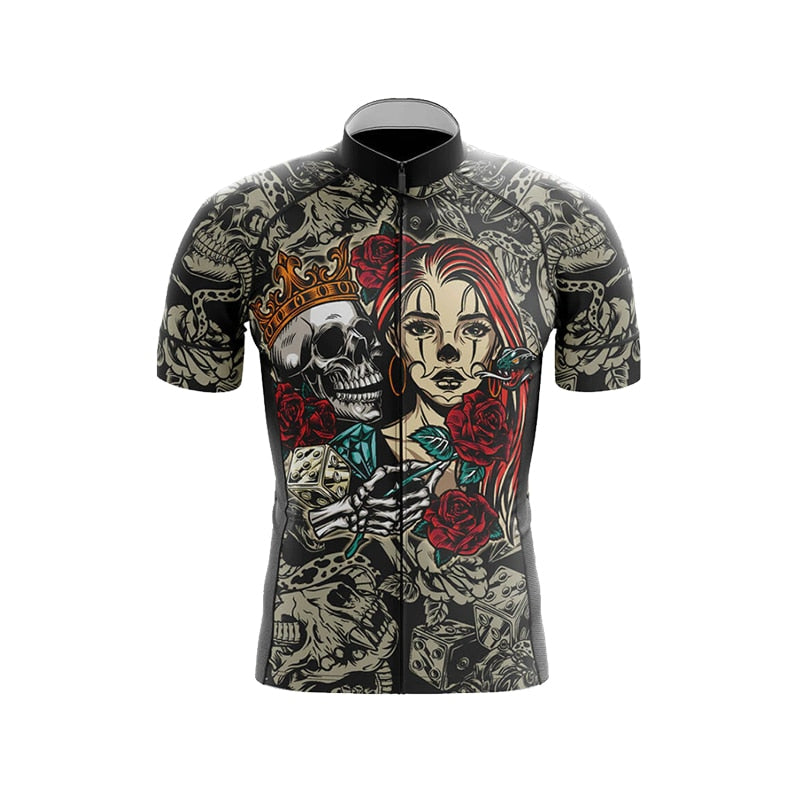 Skull Pattern Jerseys D48