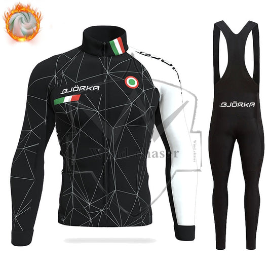 Ralvpha thermal fleece Cycling set