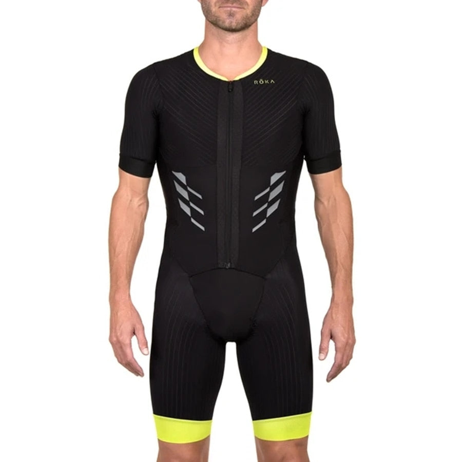 ROKA Back zipper Mens Cycling Skinsuit