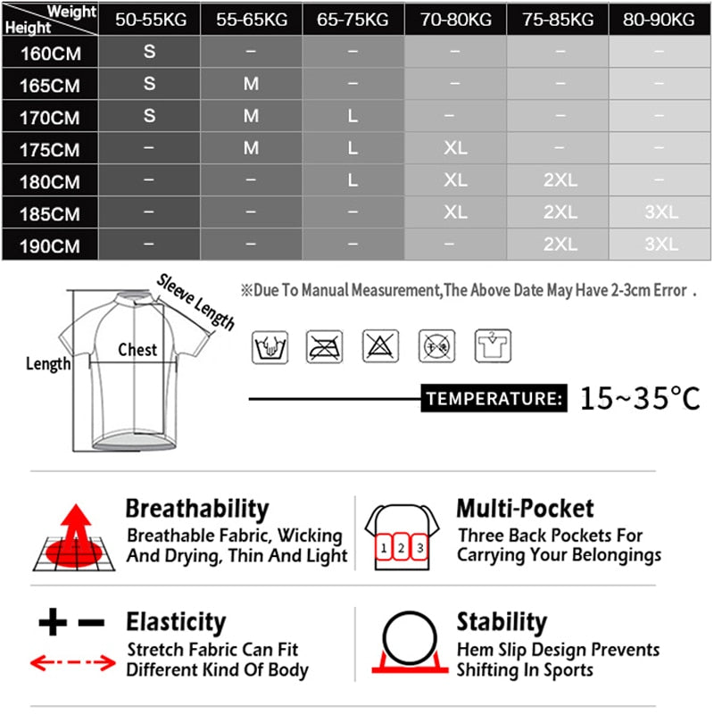 SRAM Bicycle Suit Set