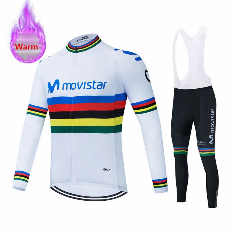 Movistar Pro Team Winter Thermal Cycling Set