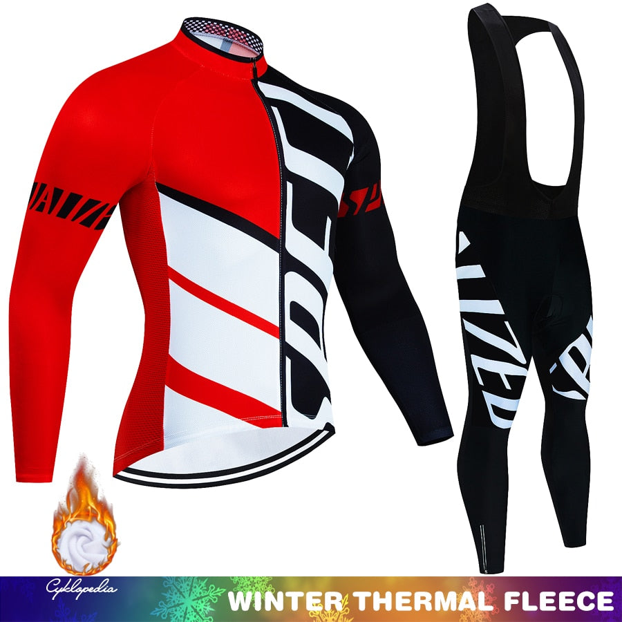 Thermal Fleece Cycling Jersey Set F59