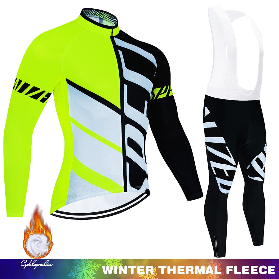 Thermal Fleece Cycling Jersey Set F59