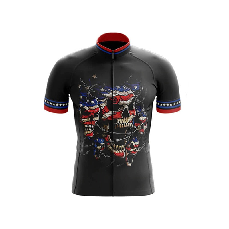 Skull Pattern Jerseys D48