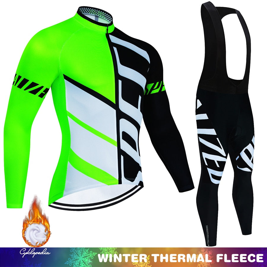 Thermal Fleece Cycling Jersey Set F59