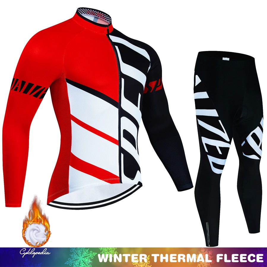 Thermal Fleece Cycling Jersey Set F59